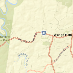 Wonga Park Street Map