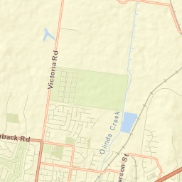 Lilydale Street Map