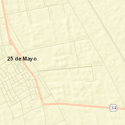 Veinticinco de Mayo Street Map