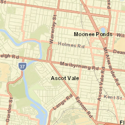 Aberfeldie Street Map