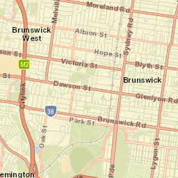 Brunswick West Street Map