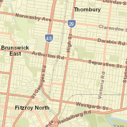 Thornbury Street Map