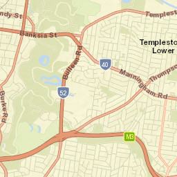 Bulleen Street Map