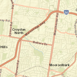 Croydon North Street Map