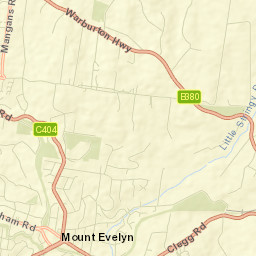 Mount Evelyn Street Map