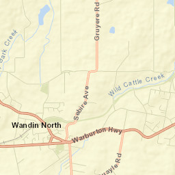Wandin North Street Map