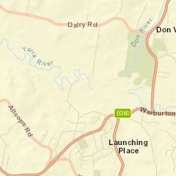 Launching Place Street Map