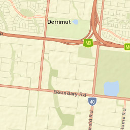 Derrimut Street Map