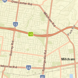 Blackburn North Street Map