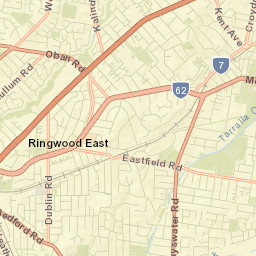 Ringwood East Street Map