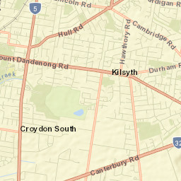 Croydon Street Map