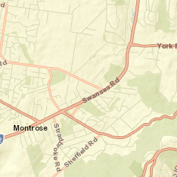 Montrose Street Map