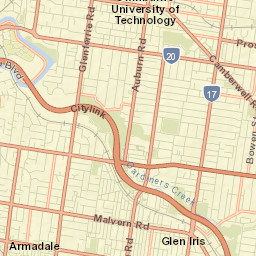 Boroondara Street Map