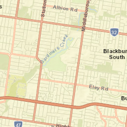 Box Hill South Street Map