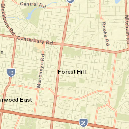Forest Hill Street Map