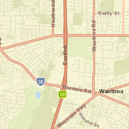 Wantirna Street Map