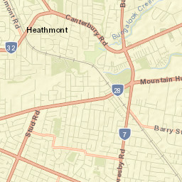 Heathmont Street Map