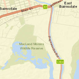 East Bairnsdale Street Map
