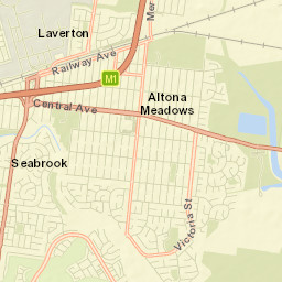 Altona Meadows Street Map