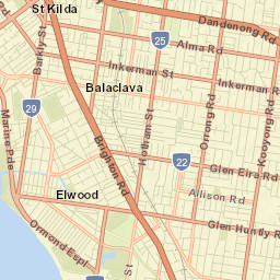 Balaclava Street Map