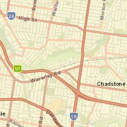 Chadstone Street Map