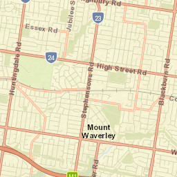 Mount Waverley Street Map