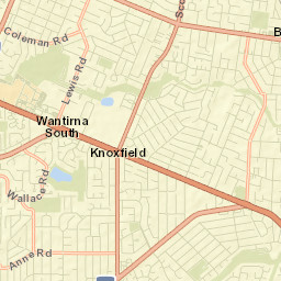 Knoxfield Street Map