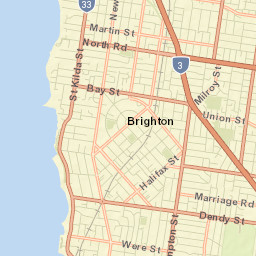 Brighton Street Map