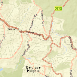 Tecoma Street Map