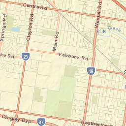 Clayton South Street Map