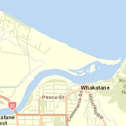 Whakatane Street Map