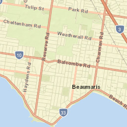 Beaumaris Street Map