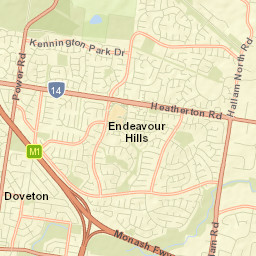 Endeavour Hills Street Map