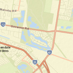 Aspendale Gardens Street Map