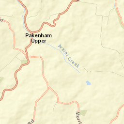 Pakenham Upper Street Map