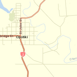 Opotiki Street Map