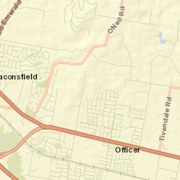 Officer Street Map