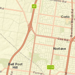 Bell Post Hill Street Map