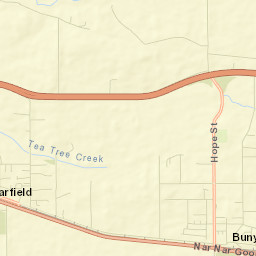 Bunyip Street Map