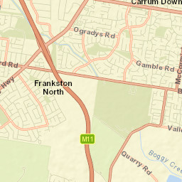 Frankston Street Map