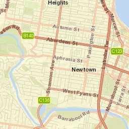 Manifold Heights Street Map
