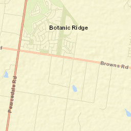 Botanic Ridge Street Map