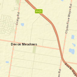 Devon Meadows Street Map