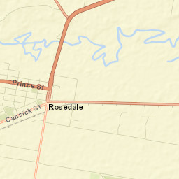 Rosedale Street Map