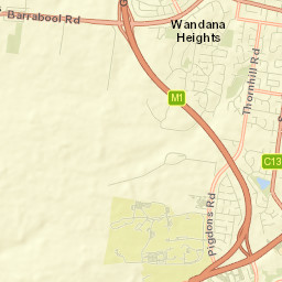 Wandana Heights Street Map