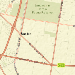 Langwarrin South Street Map