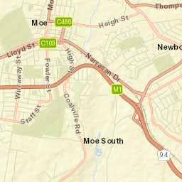Newborough Street Map