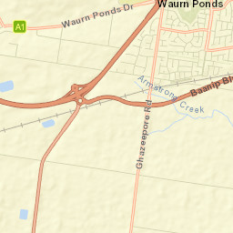 Waurn Ponds Street Map