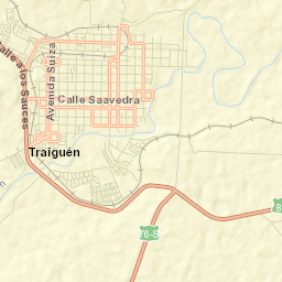 Traiguén Street Map