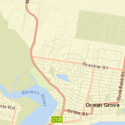 Ocean Grove Street Map
